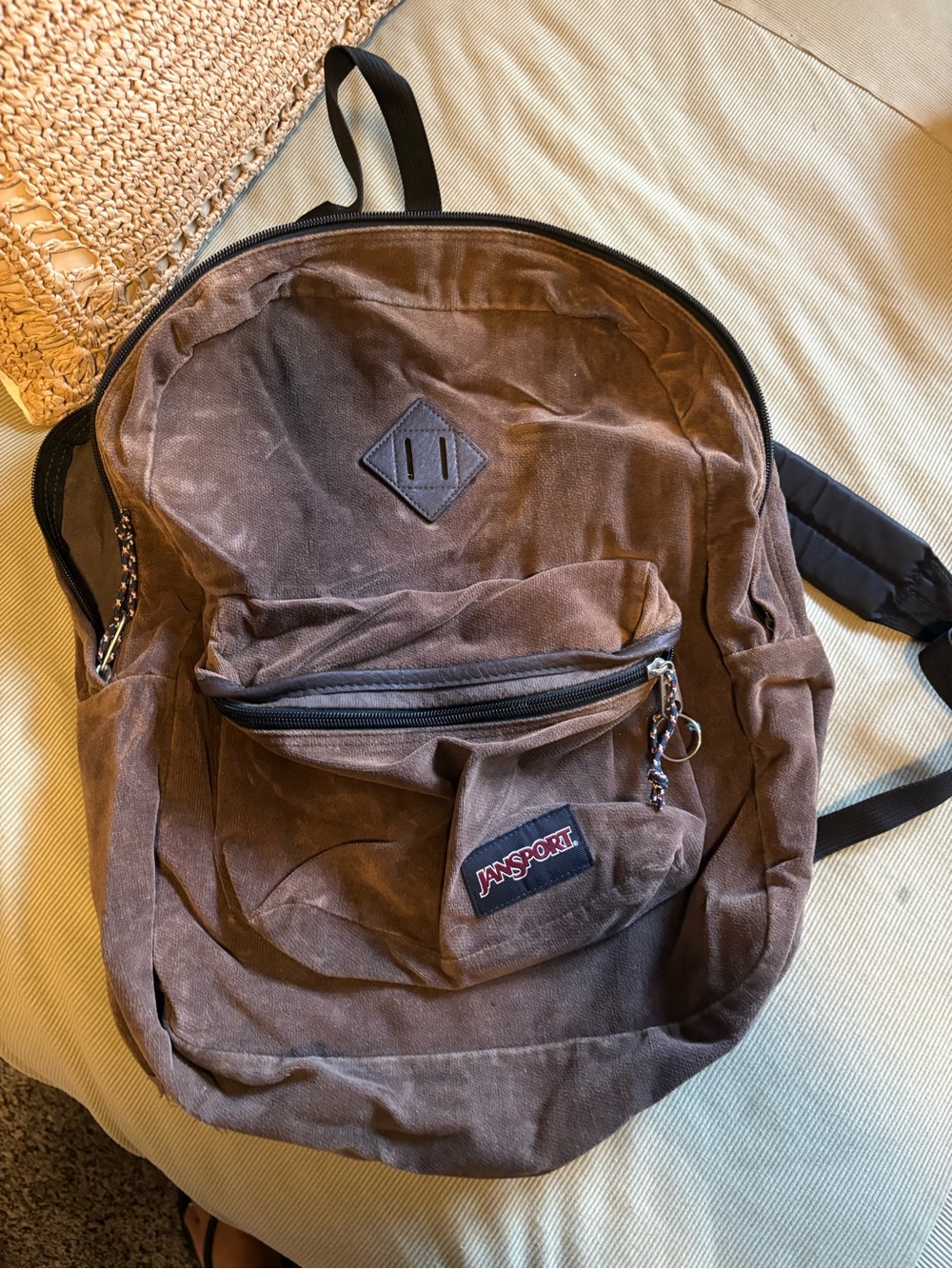 JanSport Brown Canvas Backpack